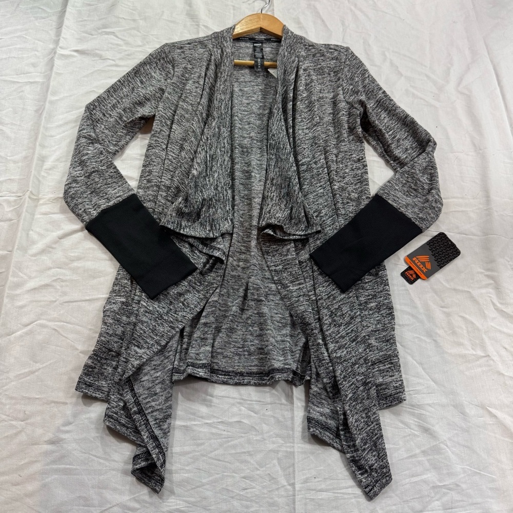 148. NWT RBX Gray & Black Cardigan‎ Sweater